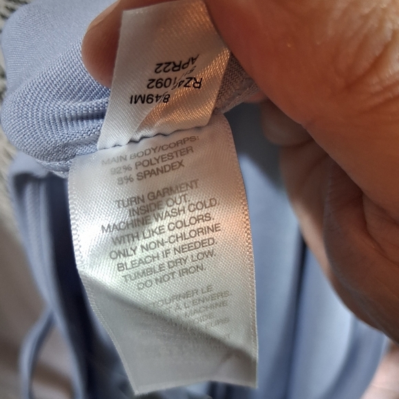 Zella Womens Large Blue Romper - Picture 5 of 6